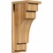 Ekena Millwork Mediterranean Rough Sawn Corbel w/Backplate, Western Red Cedar, 8"W x 10"D x 22"H COR08X10X22MED01RWR - alternate 1